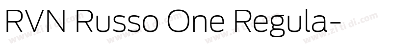RVN Russo One Regula字体转换 RVN Russo One Regula字体转换